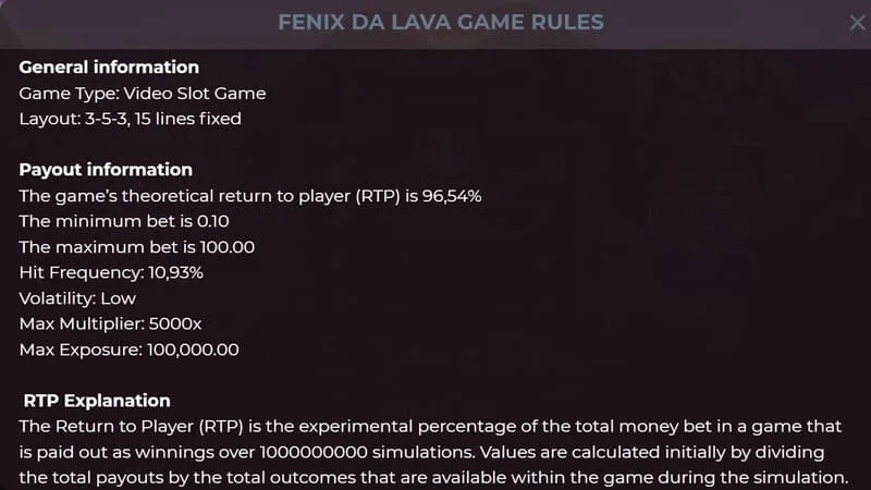Fenix da Lava - Jackpots fixos Mini, Minor, Major e Grand